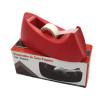 Dispensador de Cinta Adhesiva, 190x73x80 mm, para rollos hasta 19mm x 33m, Negro, Unidad